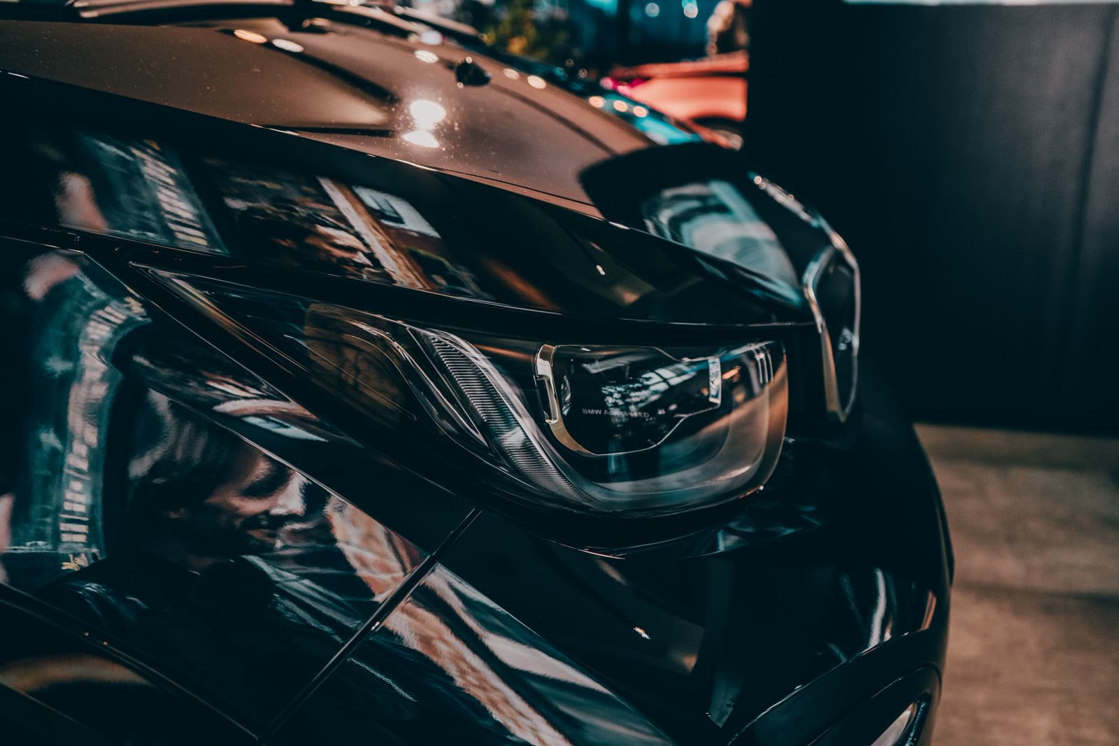 Black paint after correction, deep and glossy