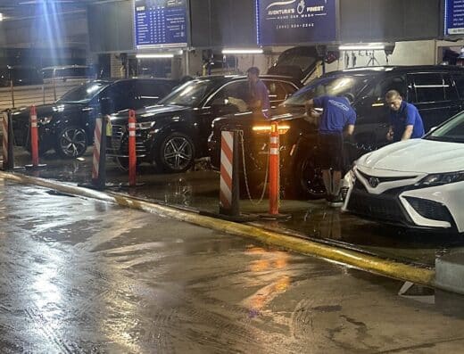 Aventura’s Finest Hand Car Wash at New Garage
