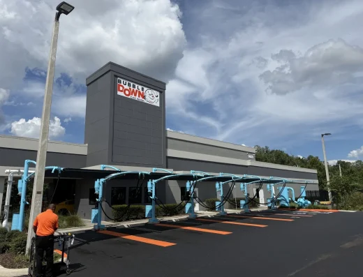 Bubble Down Car Wash